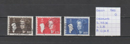 (TJ) Groenland 1980 - YT 108/10 (gest./obl./used) - Gebraucht