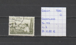 (TJ) Groenland 1980 - YT 113 (gest./obl./used) - Oblitérés