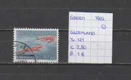 (TJ) Groenland 1982 - YT 121 (gest./obl./used) - Oblitérés