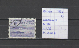 (TJ) Groenland 1982 - YT 124 (gest./obl./used) - Gebruikt