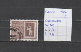 (TJ) Groenland 1984 - YT 140 (gest./obl./used) - Oblitérés