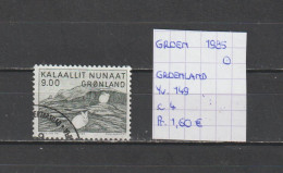 (TJ) Groenland 1985 - YT 149 (gest./obl./used) - Usati