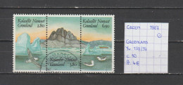 (TJ) Groenland 1987 - YT 157/59 (gest./obl./used) - Gebraucht