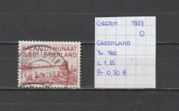 (TJ) Groenland 1987 - YT 160 (gest./obl./used) - Usados