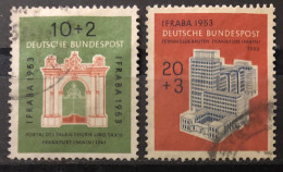 1953, MiNr. 171-172, O - Gebraucht