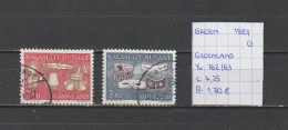 (TJ) Groenland 1987 - YT 162/63 (gest./obl./used) - Usati