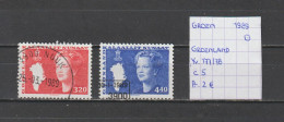 (TJ) Groenland 1989 - YT 177/78 (gest./obl./used) - Gebraucht