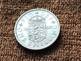 Münze Münzen Umlaufmünze Großbritannien 1 Shilling 1960 Englisches Wappen - I. 1 Shilling