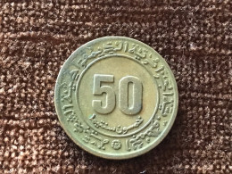 Münze Münzen Umlaufmünze Gedenkmünze Algerien 50 Centimes 1975 - Argelia