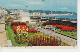 Fountain Loch Promenade Douglas Ile De Man  Baie Ville  Bâtiments Mer Irlande Fleurs Bancs De Parc Photographe     2 Sc - Insel Man