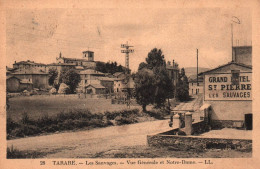 Tarare - Les Sauvages - Vue Générale Et Notre Dame - Route - Tarare