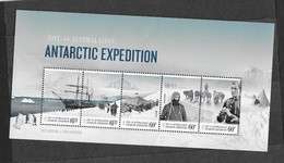Australie (territoire Antarctique) Bloc Feuillet N° 11** Centenaire Expédition Australienne - Hojas Bloque