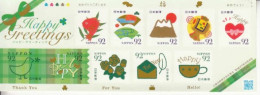 2015 Japan Happy Greetings Fish Tea Roses Miniature Sheet Of 10 MNH - Unused Stamps