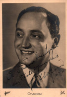 CHARPINI - Carte Postale Photo - Autographe Dédicace Signature - Chanteur Né à Paris - Chanson - Studio Harcourt - Sänger Und Musikanten