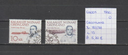 (TJ) Groenland 1990 - YT 197/98 (gest./obl./used) - Usati