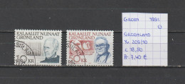 (TJ) Groenland 1991 - YT 209/10 (gest./obl./used) - Used Stamps