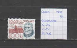 (TJ) Groenland 1992 - YT 215 (gest./obl./used) - Gebraucht