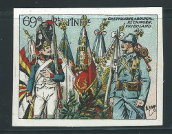 Rare : Vignette DELANDRE - France 69 éme Régt D'infanterie De Ligne - 1914 -18 WWI WW1 Poster Stamp - Erinnophilie