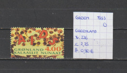 (TJ) Groenland 1993 - YT 226 (gest./obl./used) - Usati