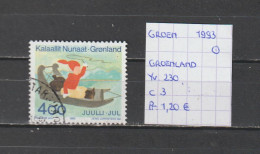 (TJ) Groenland 1993 - YT 230 (gest./obl./used) - Used Stamps