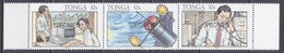 1991	Tonga	1178-1180Strip	Satellite (SPECIMENT) - Oceania