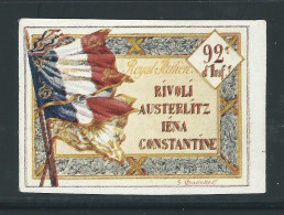Rare : Vignette DELANDRE - France 92 éme Régt D'infanterie De Ligne - 1914 -18 WWI WW1 Poster Stamp - Erinnophilie