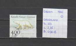 (TJ) Groenland 1995 - YT 253 (gest./obl./used) - Gebraucht