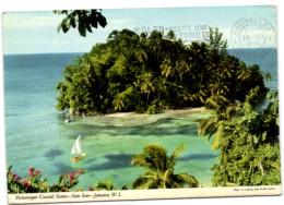 Picturesque Coastal Scene - San San - Jamaica W.I. - Jamaïque