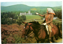 Her Majesty The Queen Riding At Balmoral - Aberdeenshire