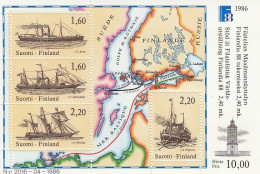 FINLAND Block 2,unused,ships - Blokken & Velletjes