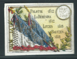 Rare : Vignette DELANDRE - France 128 éme Régt D'infanterie De Ligne - 1914 -18 WWI WW1 Poster Stamp - Erinnophilie