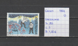 (TJ) Groenland 1997 - YT 283 (gest./obl./used) - Usati