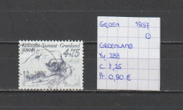 (TJ) Groenland 1997 - YT 288 (gest./obl./used) - Oblitérés