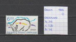 (TJ) Groenland 1999 - YT 315 (gest./obl./used) - Usati