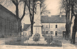 Tavaux Monument Aux Morts Canton Chemin Près Dole - Tavaux