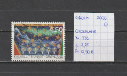 (TJ) Groenland 2000 - YT 338 (gest./obl./used) - Usados
