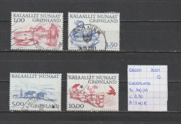 (TJ) Groenland 2001 - YT 340/43 (gest./obl./used) - Usados