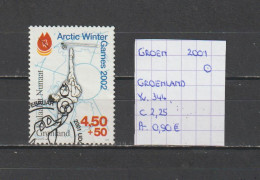 (TJ) Groenland 2001 - YT 344 (gest./obl./used) - Usati