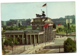 Berlin - Brandenburger Tor Mit Mauer - Muro Di Berlino