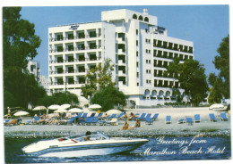 Limassol - Greeting From Marathon Beach Hotel - Chypre