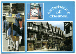 In The Heart Of Chester - The Town Crier - The Clock Tower - St. Werburgh Street - Chester