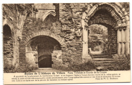 Ruines De L'Abbaye De Villers - Porte Trilobée Et Entre De La Crypte - Villers-la-Ville