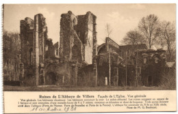 Ruines De L'Abbaye De Villers - Façade De L'Elgise Vue Générale - Villers-la-Ville