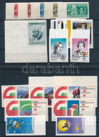 ** 1949-1991 51 Db Vágott Bélyeg 4 Stecklapon, Közte Sorok (115.000) / 51 Imperforate Stamps - Altri & Non Classificati