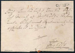 1807 Portós Levél / Unpaid Cover "Gyöngyös" - Miskolc. Certificate: Czirók (Rompes 200 P) (Egyetlen Ismert Példány!) - Other & Unclassified