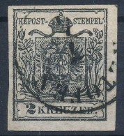 O 1850 2kr HP IIIa Fekete / Type HP IIIa, Black "ALTOFEN" Certificate: Ferchenbauer - Autres & Non Classés