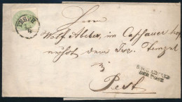 ~1861 3kr Pest Helyi Levélen / On Local Cover - Otros & Sin Clasificación