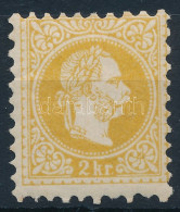 * 1867 2kr Okkersárga / Ocher Yellow (ANK EUR 240,-) - Sonstige & Ohne Zuordnung