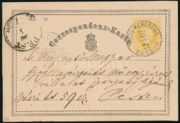 1871 2kr Díjjegyes Levelezőlap / PS-card "MEZŐ-KERESZTES / BORSOD" (Gudlin 700 P) - Sonstige & Ohne Zuordnung