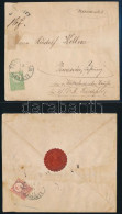 1871 Kőnyomat 3kr és Réznyomat 5kr Helyi Ajánlott Levélen. A 4 Ismert Darab Egyike! / Mi 2 + 10 Mixed Franking On Local  - Otros & Sin Clasificación